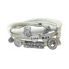 Læderarmbånd i sølv med gravering - Smykker med gravering - Image 2